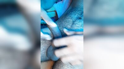 cum on my foot jerking off