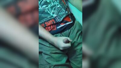 week sperm. view from above. cargo pants