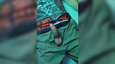 week sperm. view from above. cargo pants