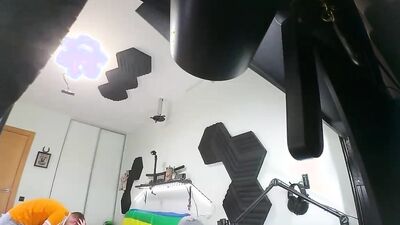 Caught cheating on my boyfriend on Nest camera! Homemade amateur real boyfriends - fake setting!!