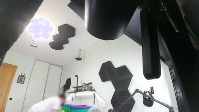 Caught cheating on my boyfriend on Nest camera! Homemade amateur real boyfriends - fake setting!!