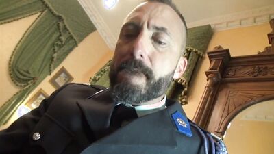 Noblemen Joe Gillis and Andy Onasis join cock sucker guards