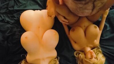 Sex Doll Threesome with Ugly Bastard