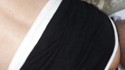 A gentle femboy puppy in daddy's sperm from hungry sex without a condom.