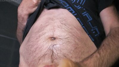 Sloppy wank, lots of spit