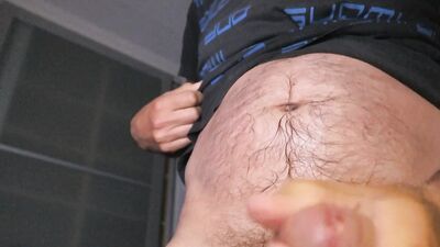 Sloppy wank, lots of spit