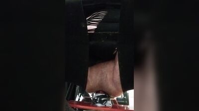 enjoying a dildo