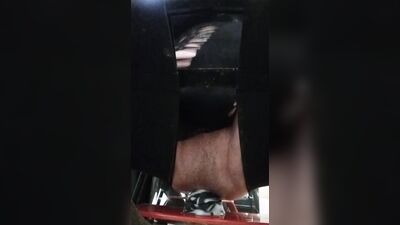 enjoying a dildo