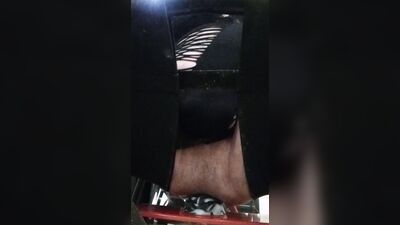 enjoying a dildo
