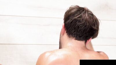 Mysterious Hunk At The Public Pool Gets Spitroasted Hard