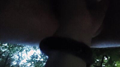 Young twink dude is public cruising in the nature for some male cum in his mouth
