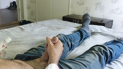 jerking with lube