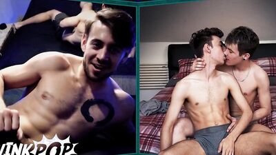 Callum And Cole Flip Fuck Each Other While Horny Stud Dante Colle Enjoys The Show - TWINKPOP