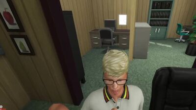Bad Boy Makes Nerd His New Fuck Toy At School: Sims 4