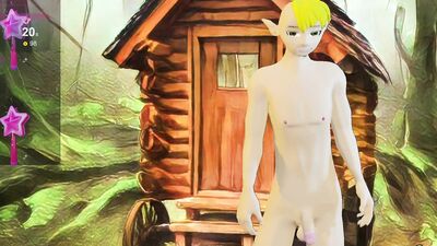 Elf Twink Outdoors Anal Toy Fun