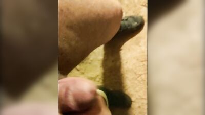 Getting a boner while working in the shed