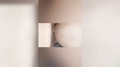 My hairy hole is being fucked by daddy until I cum in my ass!
