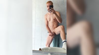 blonde Italian masturbation