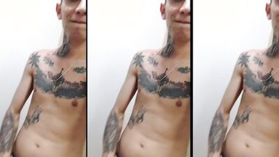 sexy skinny guy dancing for you, if you love a big cock