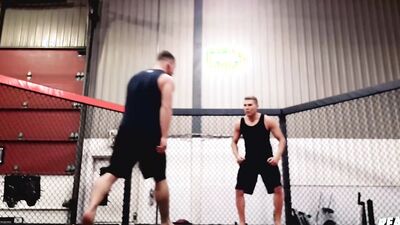 Joe Mentana In Sneaking Around The Gym With His Rock Hard Cock While Watching Chiseled Jordan Fox - REALITY DUDES