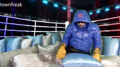 It's a Knockout Satin Boxing Ring Pleasure