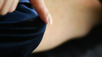 As a result, semen oozed out of my pants...