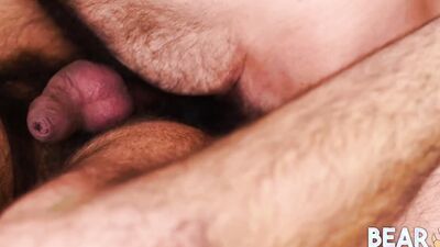 BEARFILMS Atlas Grant Rides Steve Sommers Cock After Ass Licking
