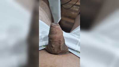 TIMELAPSE OF MY COCK GOING SOFT AFTER I CUM
