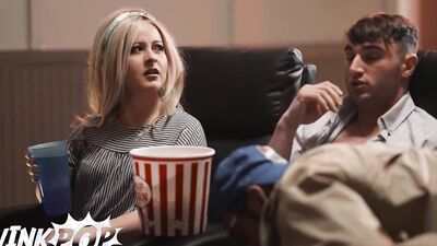 Unexpected Threesome In A Movie Theater With Dante Colle, Michael Boston & Troye Dean - TWINKPOP