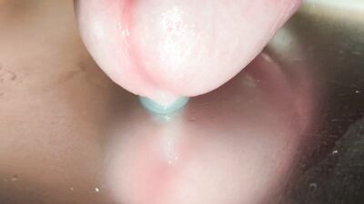 Compilation of me edging multiple cumshots closeup and 2160p from my uncut white cock