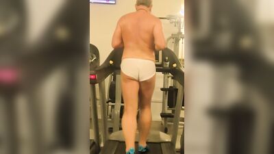 Very skimpy shorts at the gym