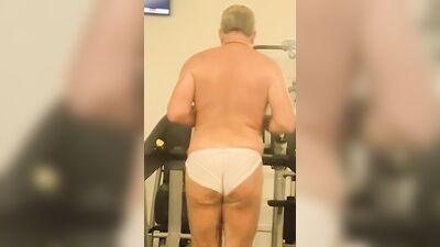 Very skimpy shorts at the gym