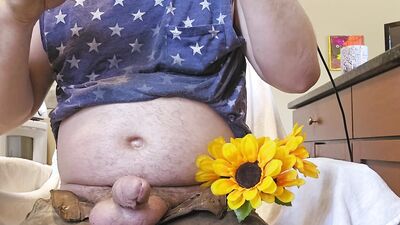 Dirty Farmer Boy in Mud Covered Jeans Pisses and Swallows Cum