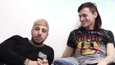 Tattooed Kandy Takes Jamie Hard Dick After Sloppy Blowjob