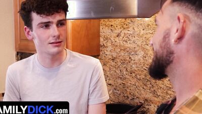Hot Stepson Myott Hunter Gets His Tight Asshole Fucked By Stepdaddy On Thanksgiving - Family Dick