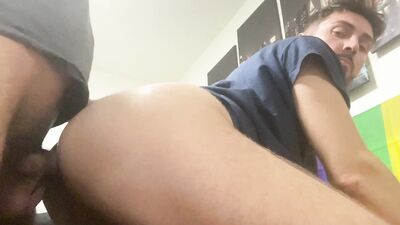 Sexo duro con mi bro corrida en el culo