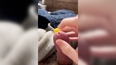 Vibing my cock and cumming