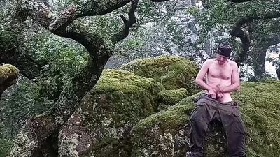 Back to Nature - Jerk off in the woods