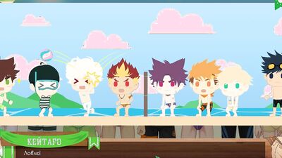 Game: Friends Camp path 2, part 9 - volleyball with Taiga (russian voiceover)