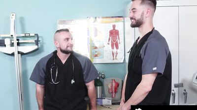 Stepbrothers Playing Doctor And Barebacking Each Other Hard