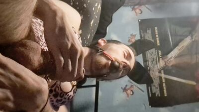 Bikini Bitch licks Anal Toys, pleasures himself and drinks his own cum
