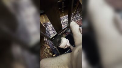 Boxed in bblowjob