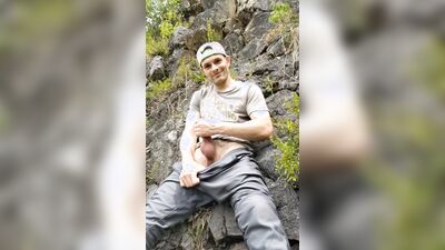 Brand New outdoor video jerking off