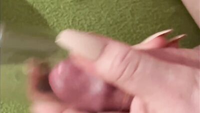 I'm playing with my cum in my mouth