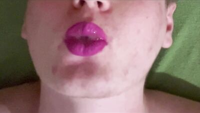 I'm playing with my cum in my mouth