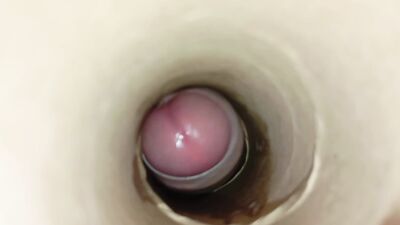 The Guy So Horny With His Big Cock Continues Fucking And Cums Inside The Hole Close Up.Part2