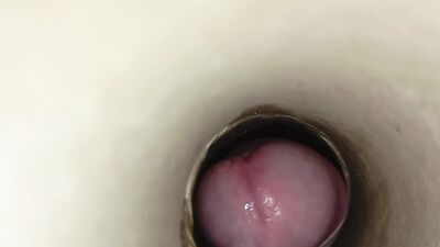 The Guy So Horny With His Big Cock Continues Fucking And Cums Inside The Hole Close Up.Part2