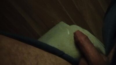 The Dirty Guy Shows You His Flaccid Cock Full of Semen and Cleans the Cumshot from the Previous Vide