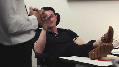 Power Hungry Boss's Son Fucks Employee in Office - FULL SCENE