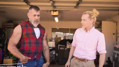 College Twink Helps Older Bear Feel Youthful Again - Johnny Moon, Lawson James - DisruptiveFilms